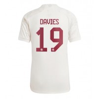 Fotballdrakt Herre Bayern Munich Alphonso Davies #19 Tredjedrakt 2023-24 Kortermet